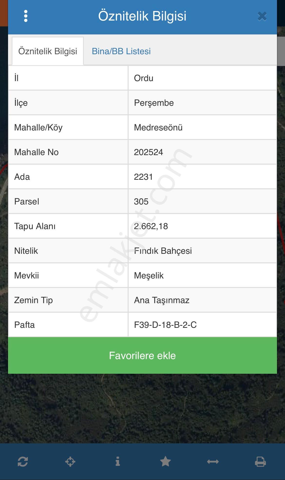 Satılık Fırsat Fındık Bahçesi
