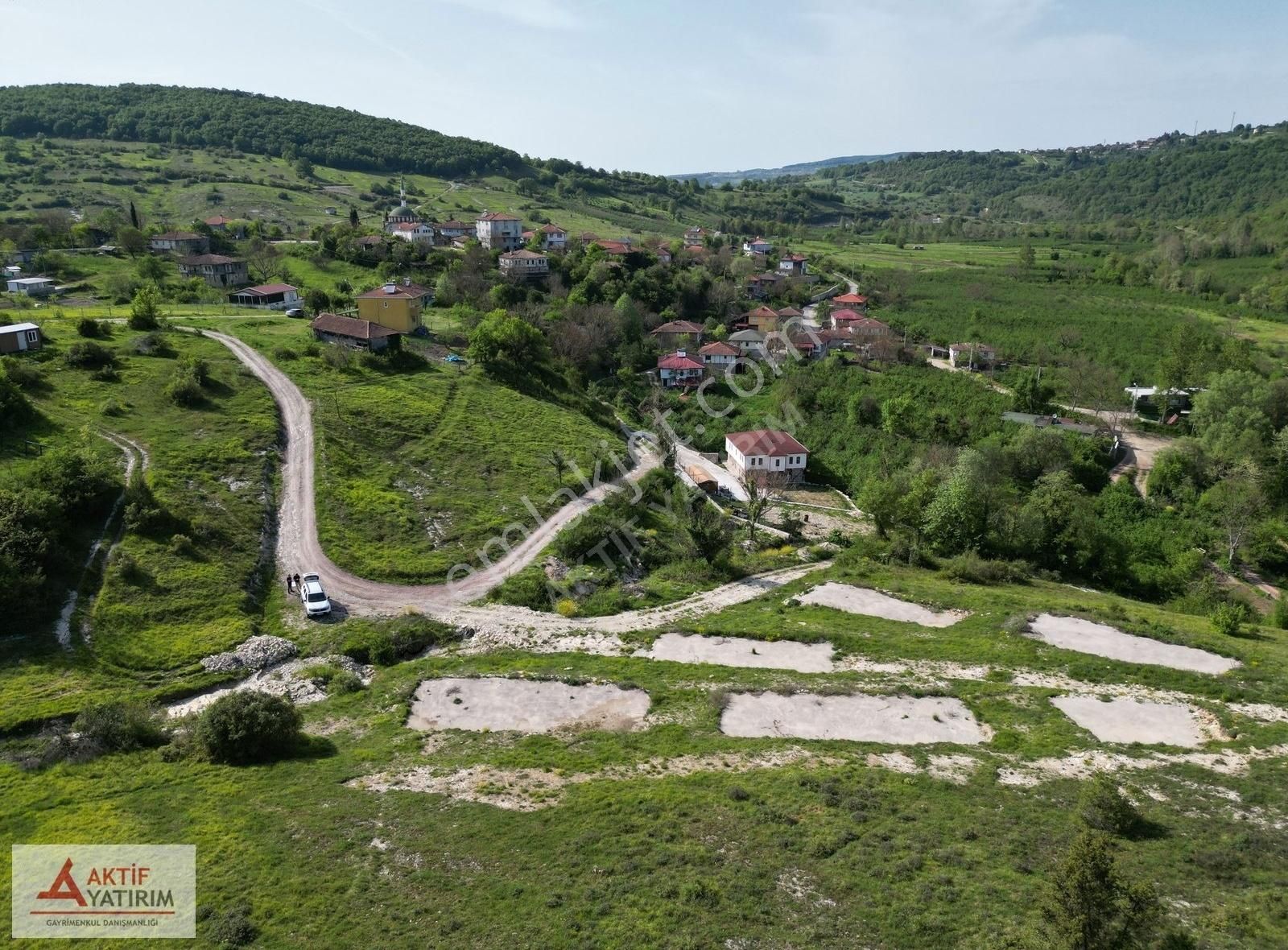 Kubuzcu'da Projeli Kat İrtifaklı Manzaralı Tripleks Arsası
