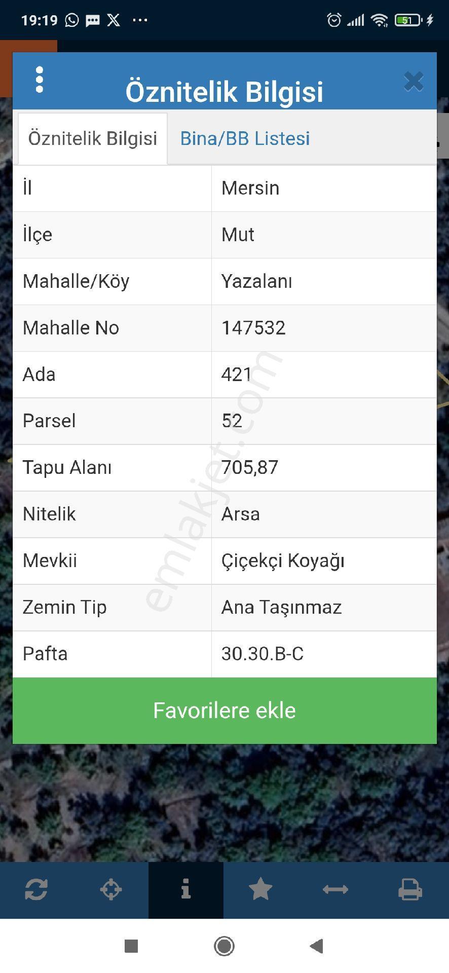 Yazalaninda Organize Yolunda Satılık Parseller - Görsel 2