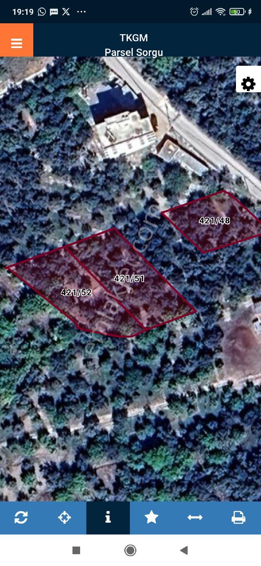 Yazalaninda İrganize Yolunda Satılık Parseller