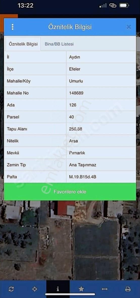 Temenos'tan Aydın Umurlu'da Satılık Arsa