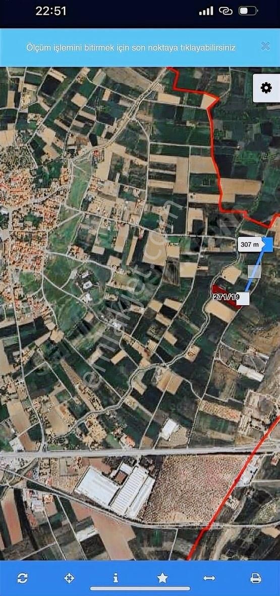 Temenos'tan Bozkuş'ta Satılık Tarla
