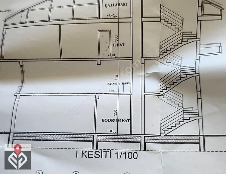 Yaşamkent Cadde Cepheli Ruhsatlı Kotlu Köşe Arsa