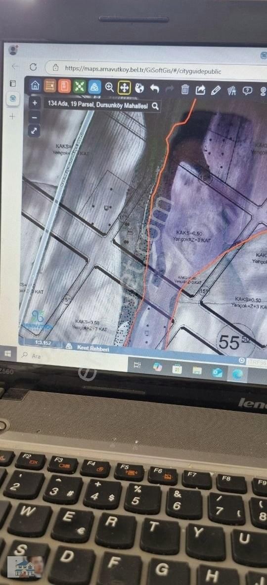 Dursunkoy Kanal İstanbul Proje Alanında Satılık 500 M2 Z+3