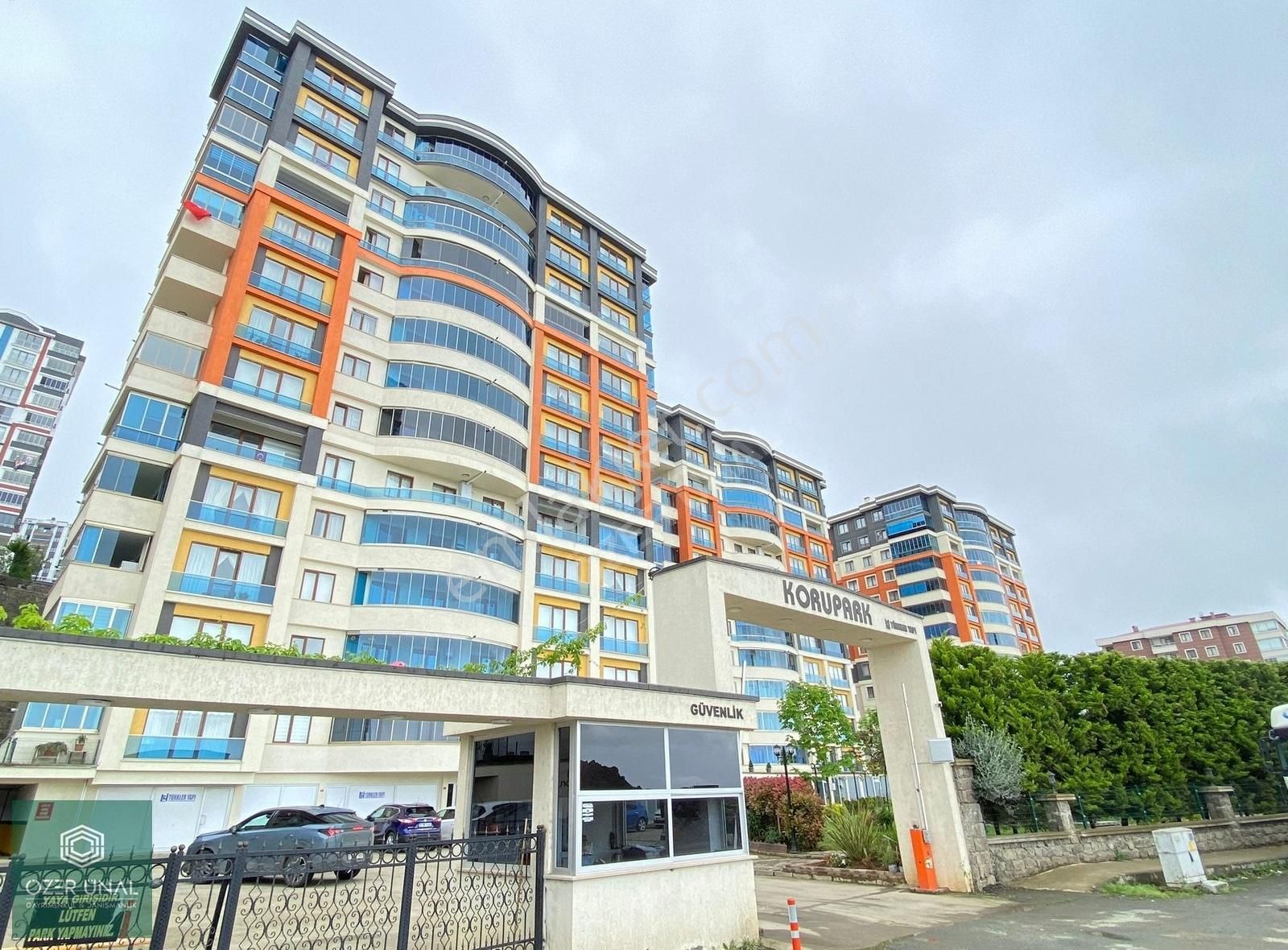 Trabzon Yıldızlı Korupark Sitesinde 3+1 Doğalgazlı Kiralık Daire