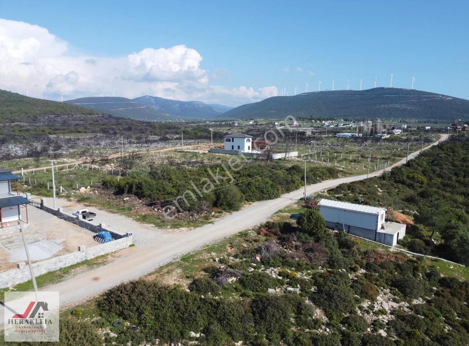 Didim Seyrantepede 600m2 Villa İmarlı Arsa Yeri Düz