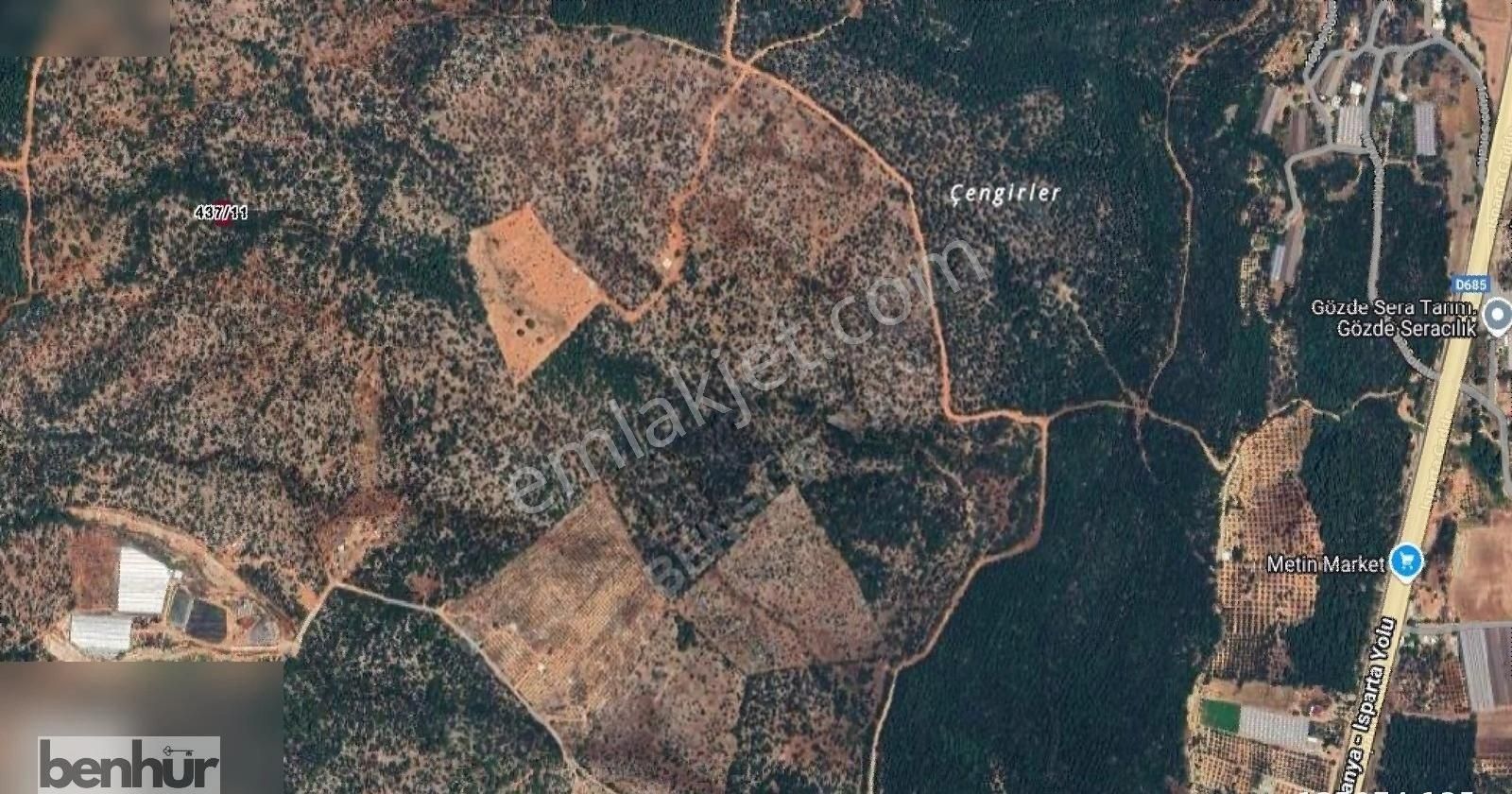 Aksu, Topallı'da, Satılık 356m2 İmarlı Arsa