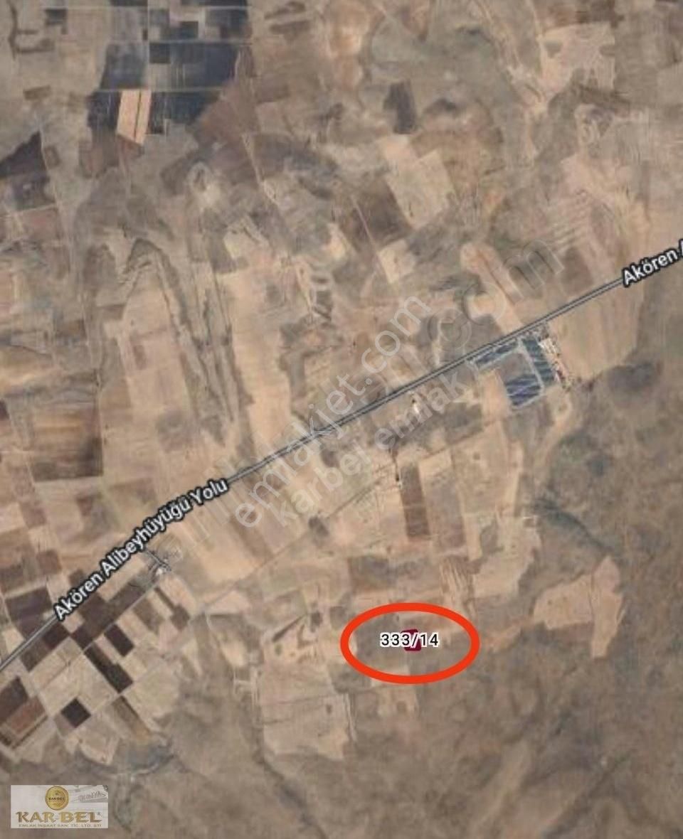 Akören Orhaniye Meraya Sıfır 4335m2 Müstakil Satılık Tarla Bahçe