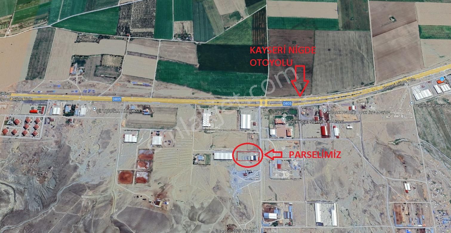 Hangarı Deposu Trafosuyla Otoyolun Kenarı Fırsat Hazır Parsel