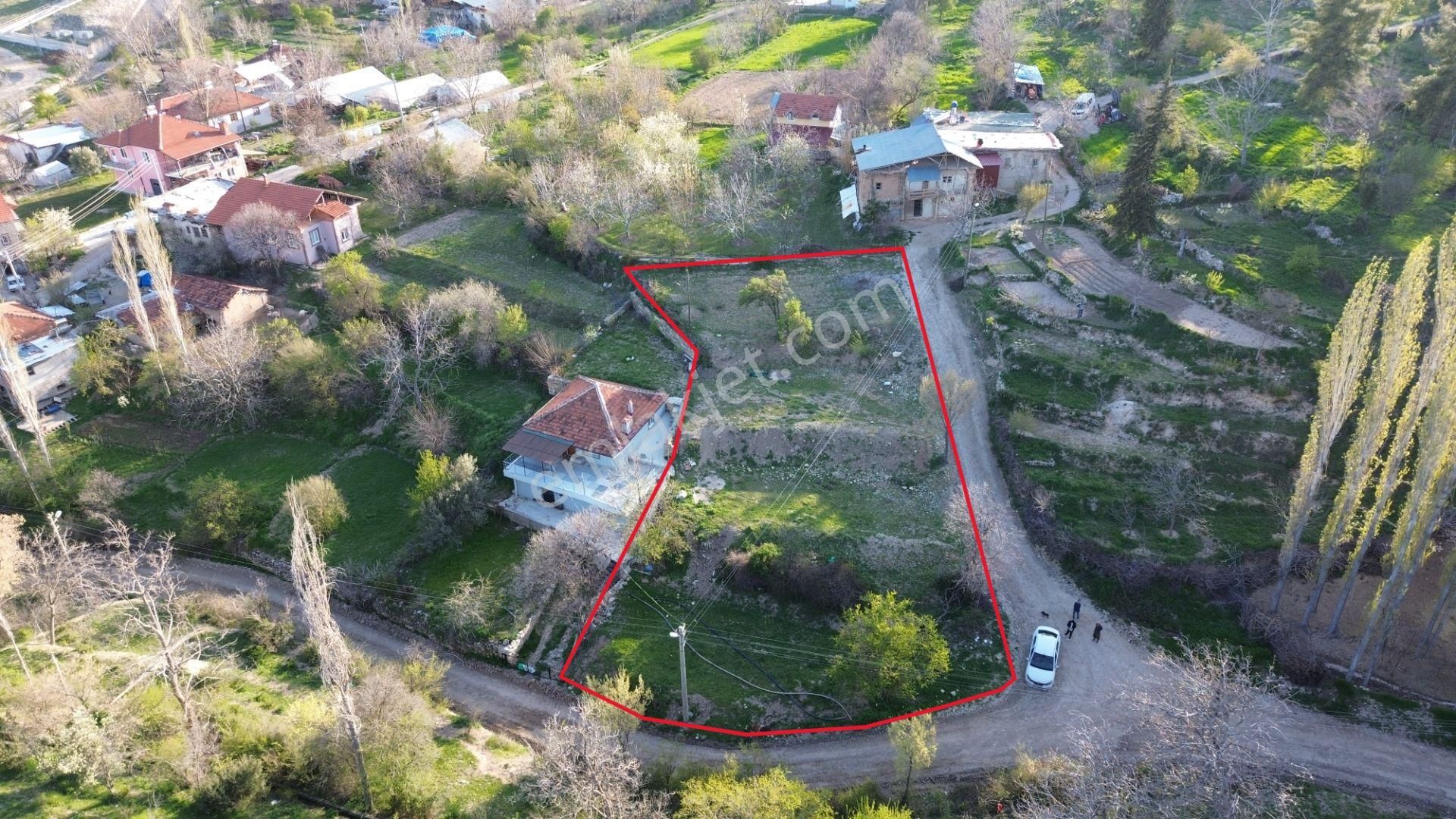 Korkuteli Yeltende Manzaralı 1.207 M2 İmar Sahası İçerisinde Tarlaa - Görsel 2