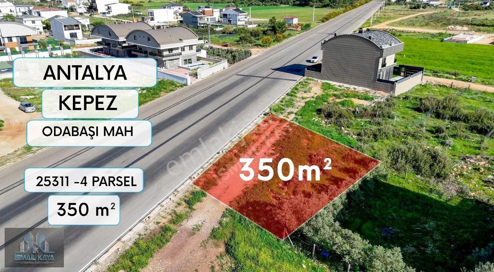 Kepez Odabaşı Mah 350 M2 24 Lük Yola Cephe Ticari+konut Arsa