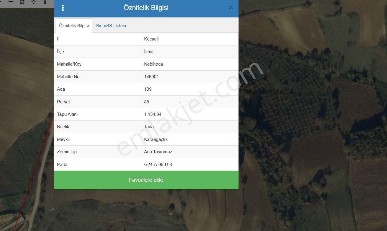 Nebıhoca Mahallesınde Karaağaçlık Mevkı'nde Yatırımlık Tarla Değer Artış Potansıyelı Yüksek Tarla