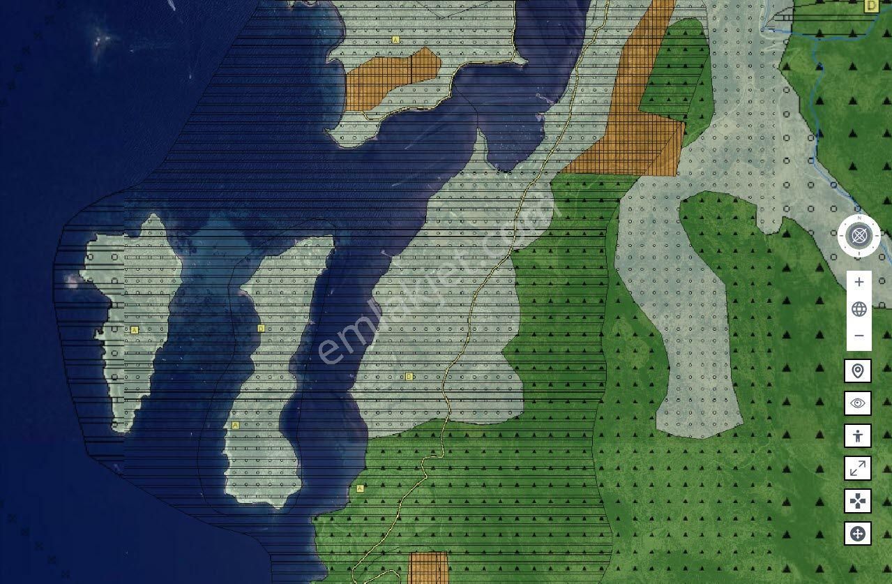 İzmir Dikili Bademli,de Satılık Denize Nazır 1697m2 Zeytinli Tarla - Görsel 10