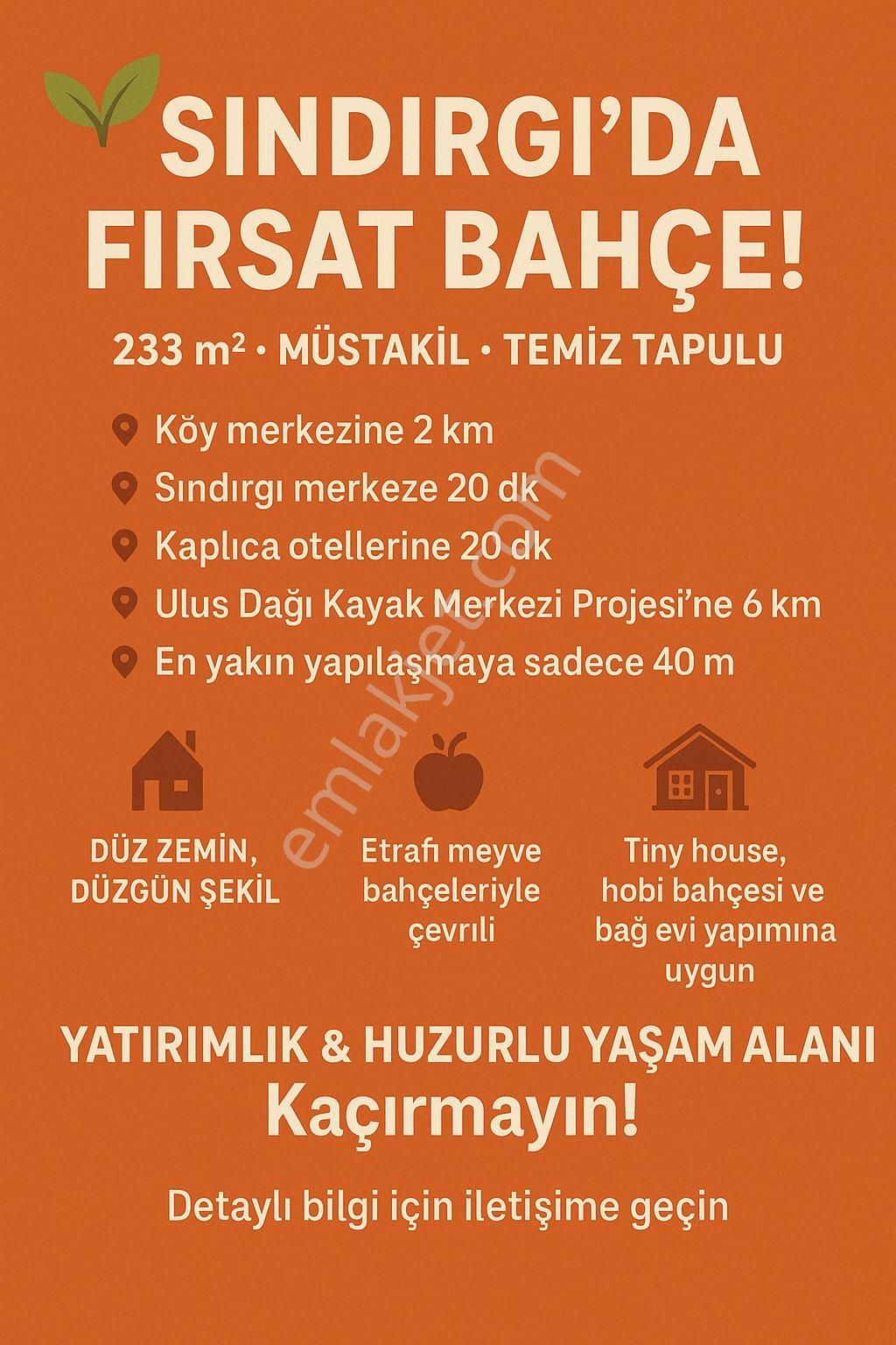 Sındırgı’da Direkt Sahibinden Müstakil Fırsat Bahçe
