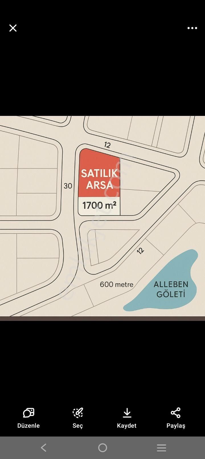 Sarısakım Da Yatirimlik İmarlı Villalık Yer Alleben Göletine 600 M.