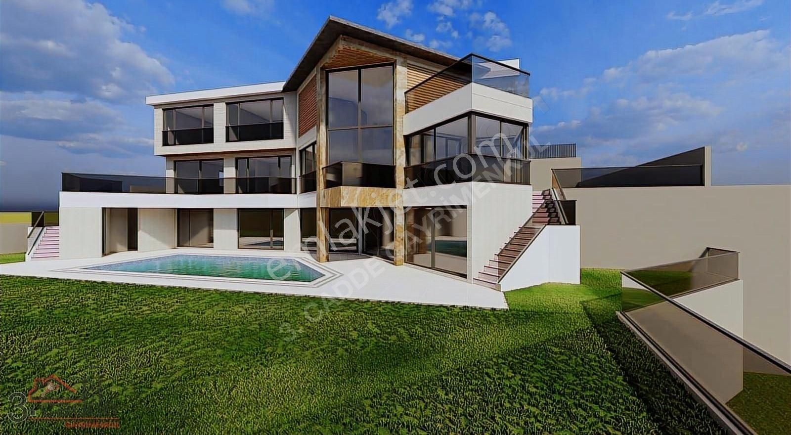 Bahçeşehir Yamaç Malikane Gölet Manzaralı Natamam