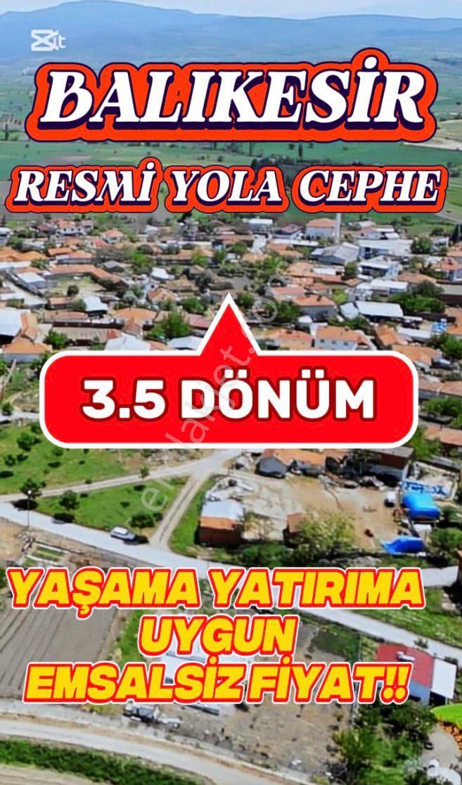 Balıkesir Kepsut Osmaniye’de Köy Manzaralı 3,5 Dönümlük Proje Arazisi!