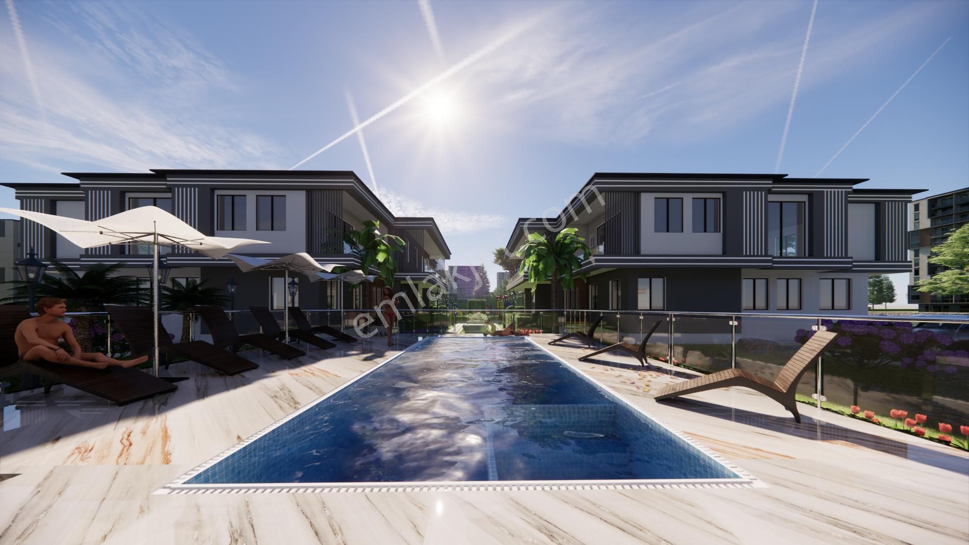 Villa Konseptli Projede 2+1 Satılık Daire Resital Big'de