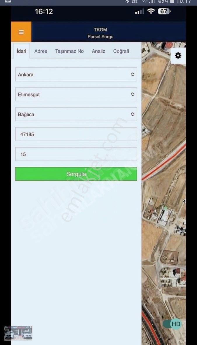 Bağlıca Zirve Caddesinde 8 Hissedarlı 325 M2 Arsa Hissesi