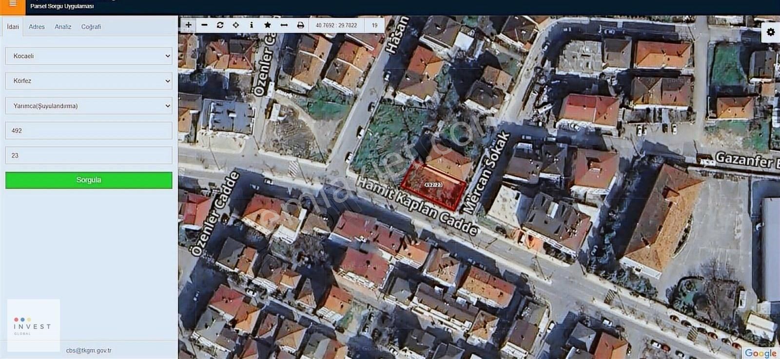 Invest Global'den Körfez Yeni Yalı'da Kiralık 325m² Ticari Arsa