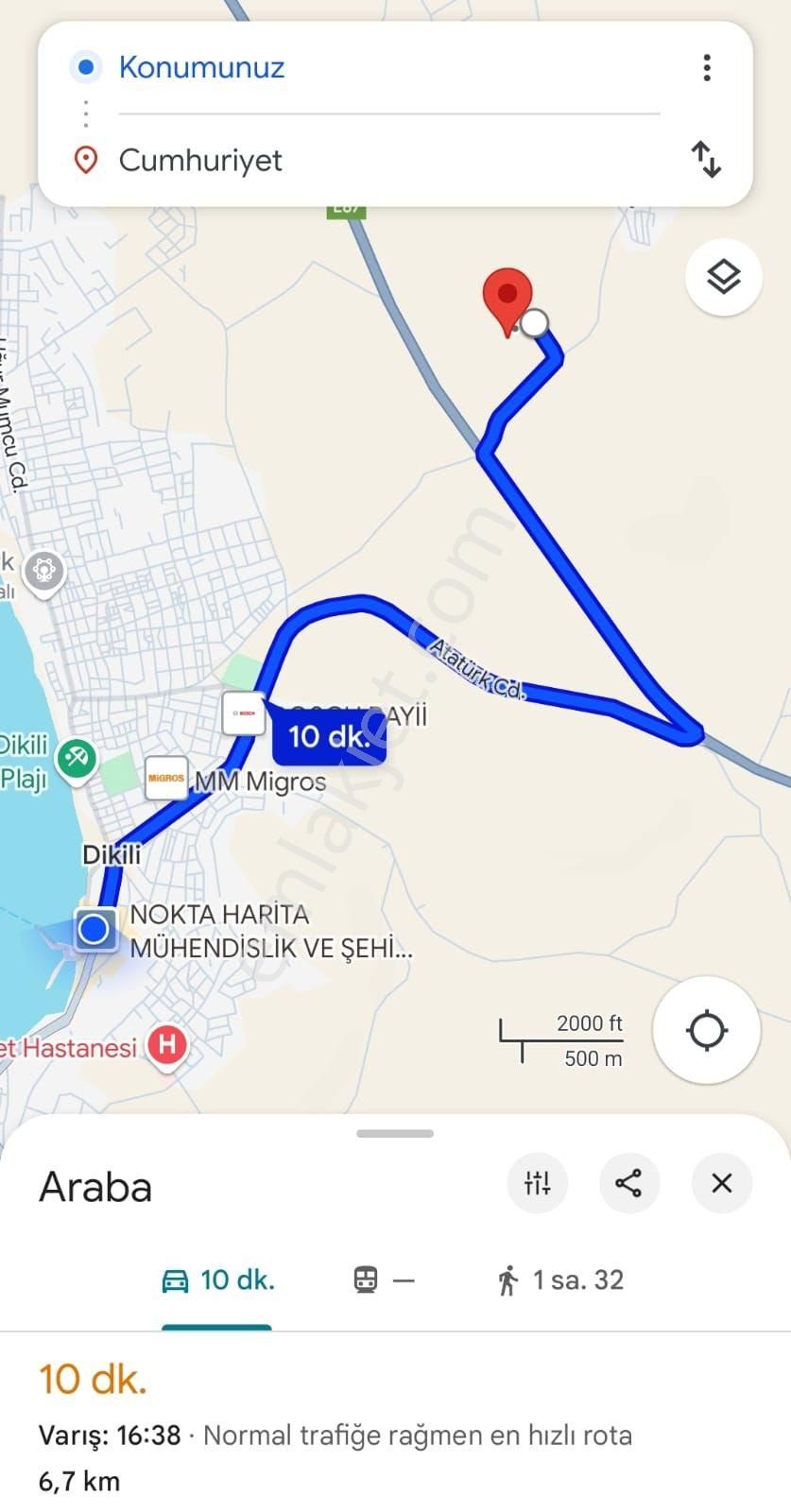 Ümmetoğlu'ndan Kızılçukur Mevkiinde ( 4.320 M2) Asfalta 400 Metre Mesafede - Görsel 7