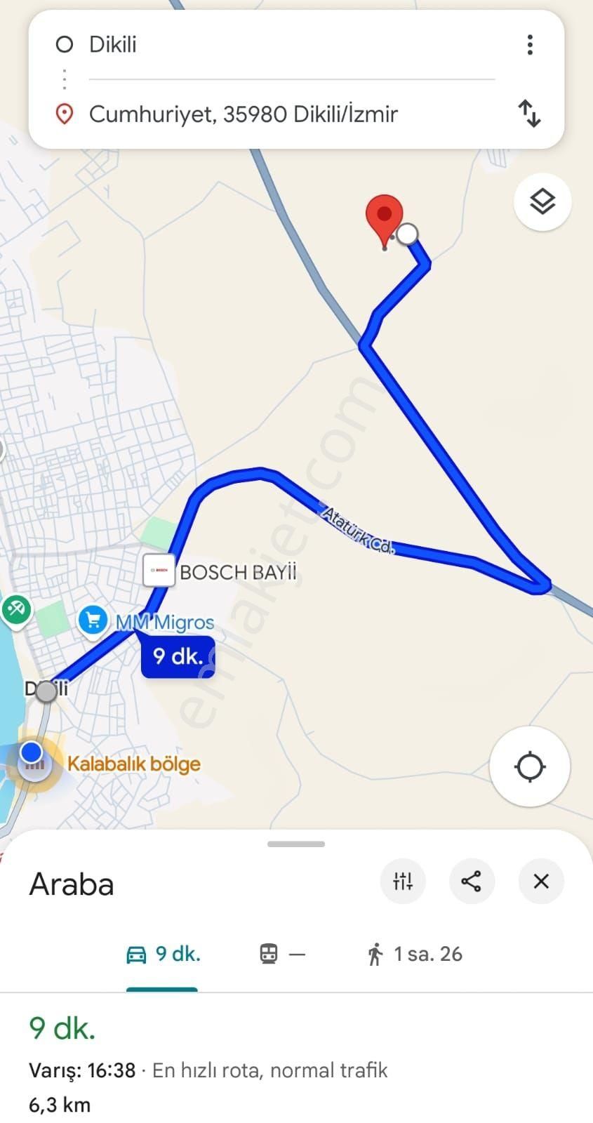 Ümmetoğlu'ndan Kızılçukur Mevkiinde ( 4.320 M2) Asfalta 400 Metre Mesafede - Görsel 8