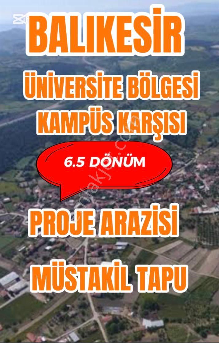*balıkesir Çağış’ta Yoğun Talep Gören Üniversite Kampüsü Karşısın’da Mükemmel Konum Hobi Bahçesi*