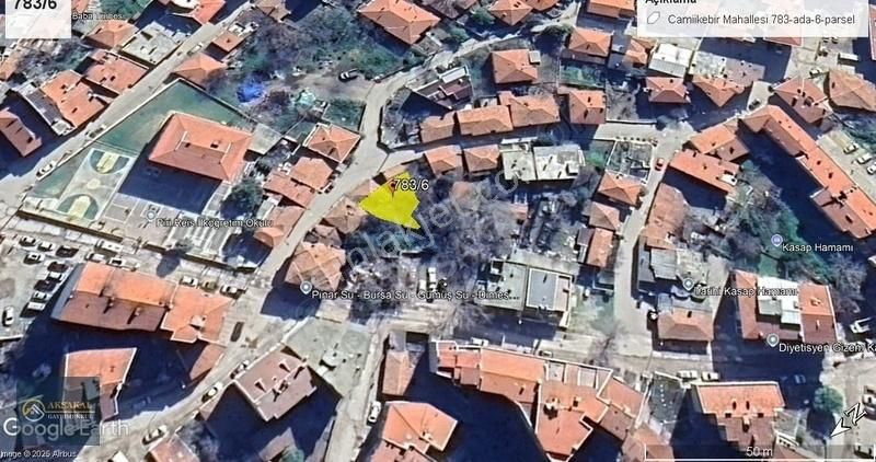 Aksakal'dan Camiikebir'de 3kat Ve %100 İmarlı 157m2 Satılık Arsa