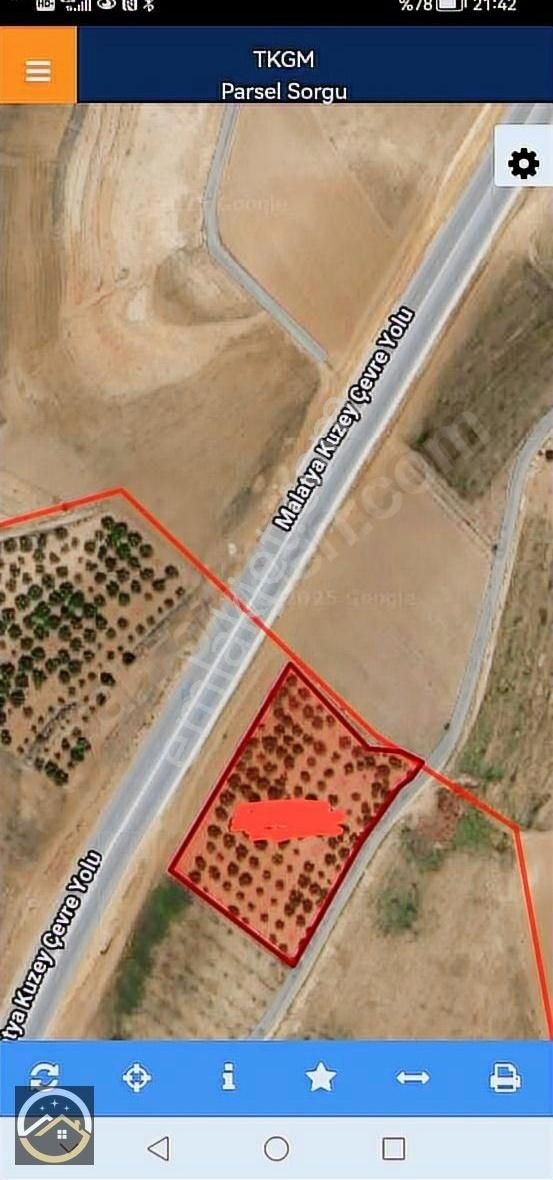 Kuyulu Kuzey Çevre Yoluna Cephe 4700m2 Bahçe.