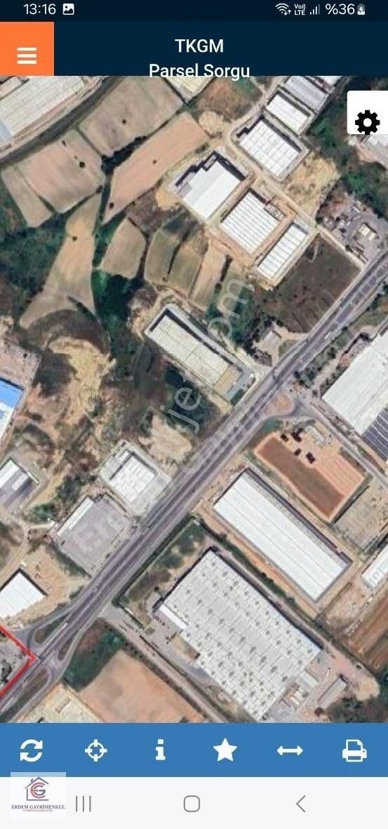 Ergene Velimeşe De Osb Icı Satılık Arsa