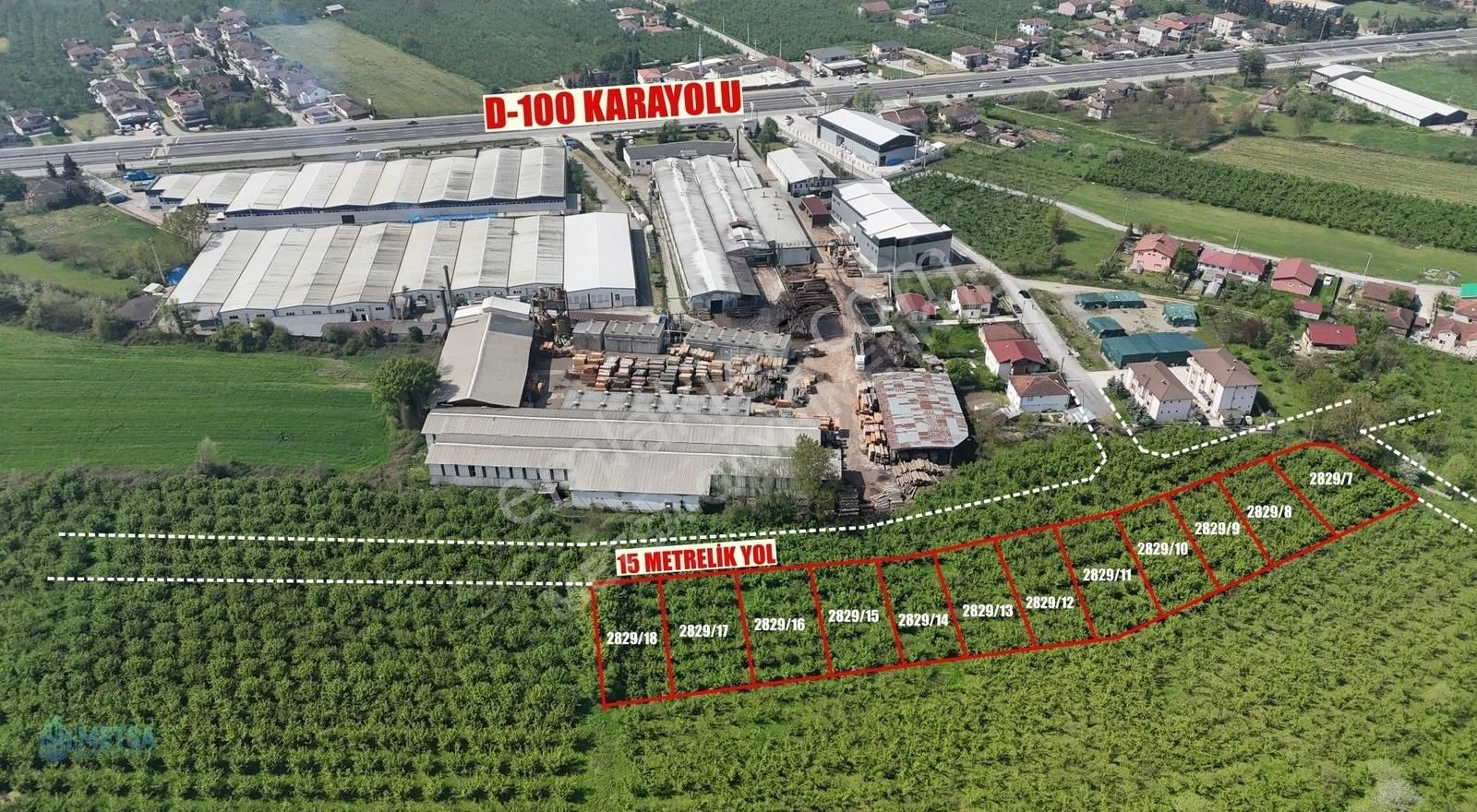 Metsa'dan Altınpınar'da 450m2 Satılık 12 Adet Ticari İmarlı Arsa