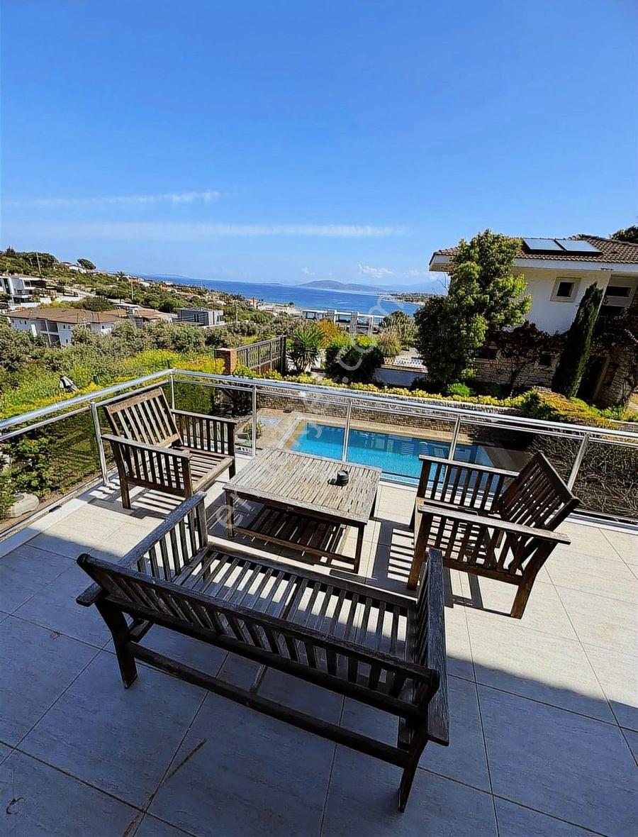 Alya Gayrimenkul Çeşme Dalyanda Kiralık Deniz Manzaralı Villa - Görsel 16