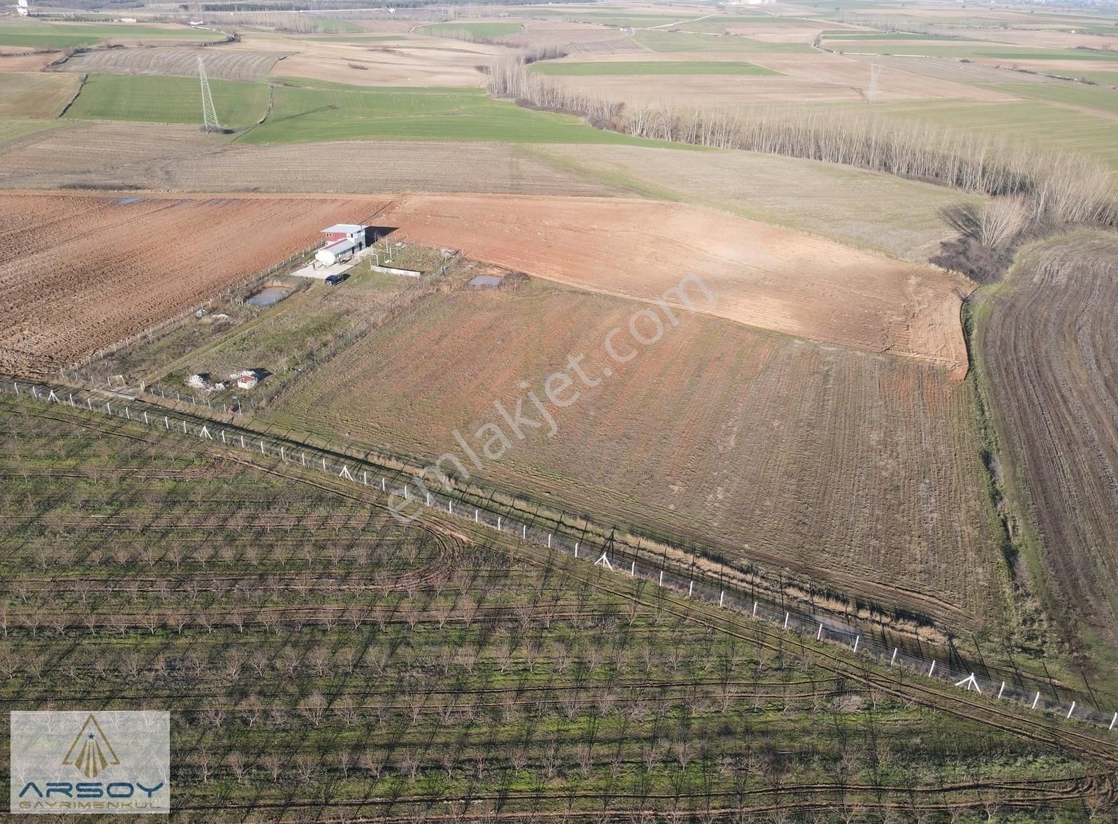 Kırklareli Merkez Karahıdır Da 9984m2 Arazi + Bağ Evi Yapı Kayıt
