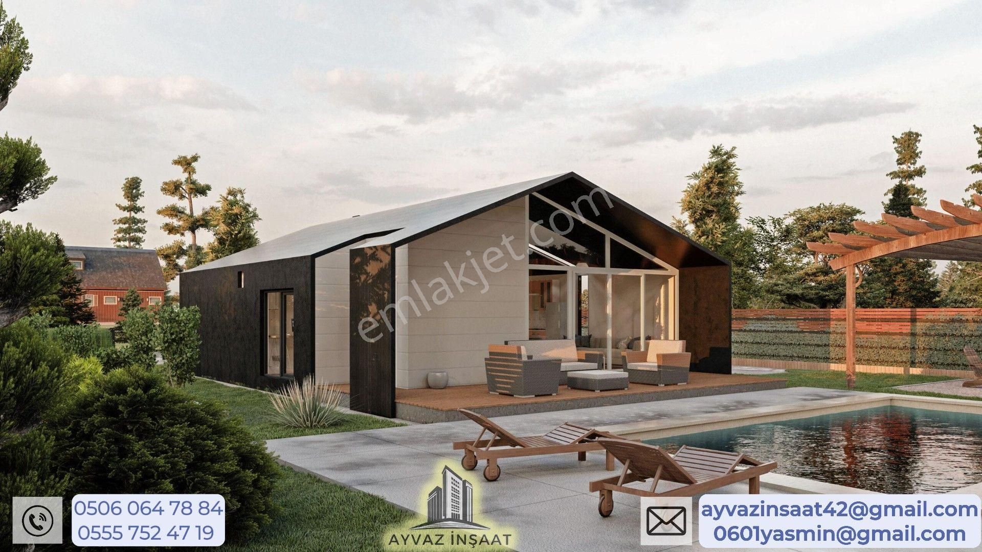 🏡 Ayvaz Gayrimenkul'den 120m² Lüks Prefabrik Ev ( Arsa Sizden Ev Bizden )