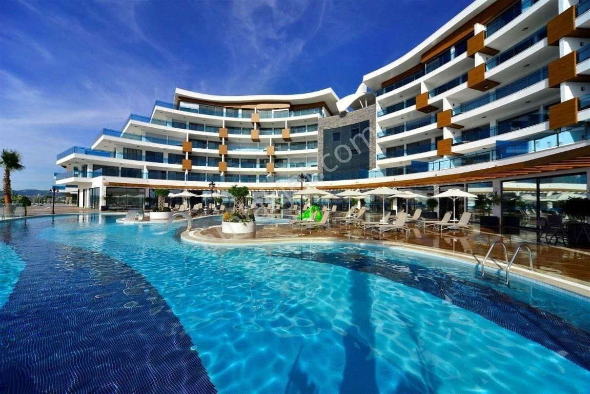 Alanya Konaklı Full Deniz Manzaralı Otel Konseptli 1+1 Daire