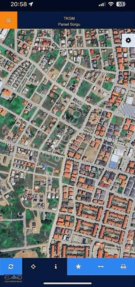 Satılık 450m2 Arsa Merkez Hacımehmet 'de Güçlü Erdağı Emlak'tan