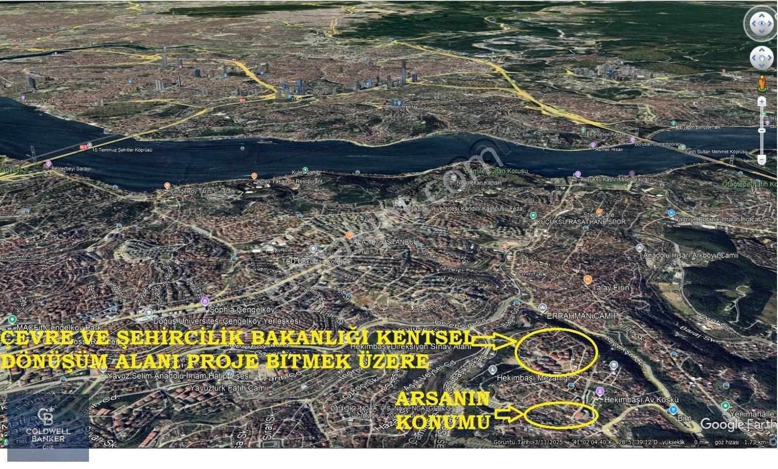 Muhyettin Kaya'dan Hekimbaşı Proje Alanında Satılık 181 M2 Arsa