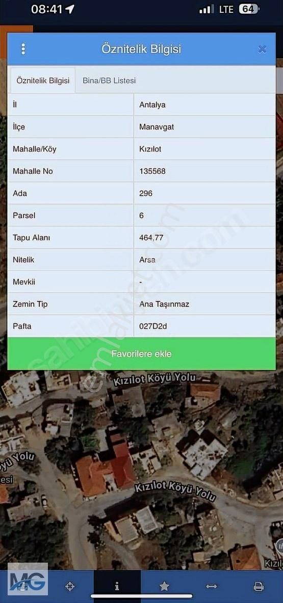 Kızılot Ta Harika Konumda Satılık 3 Adet Arsa