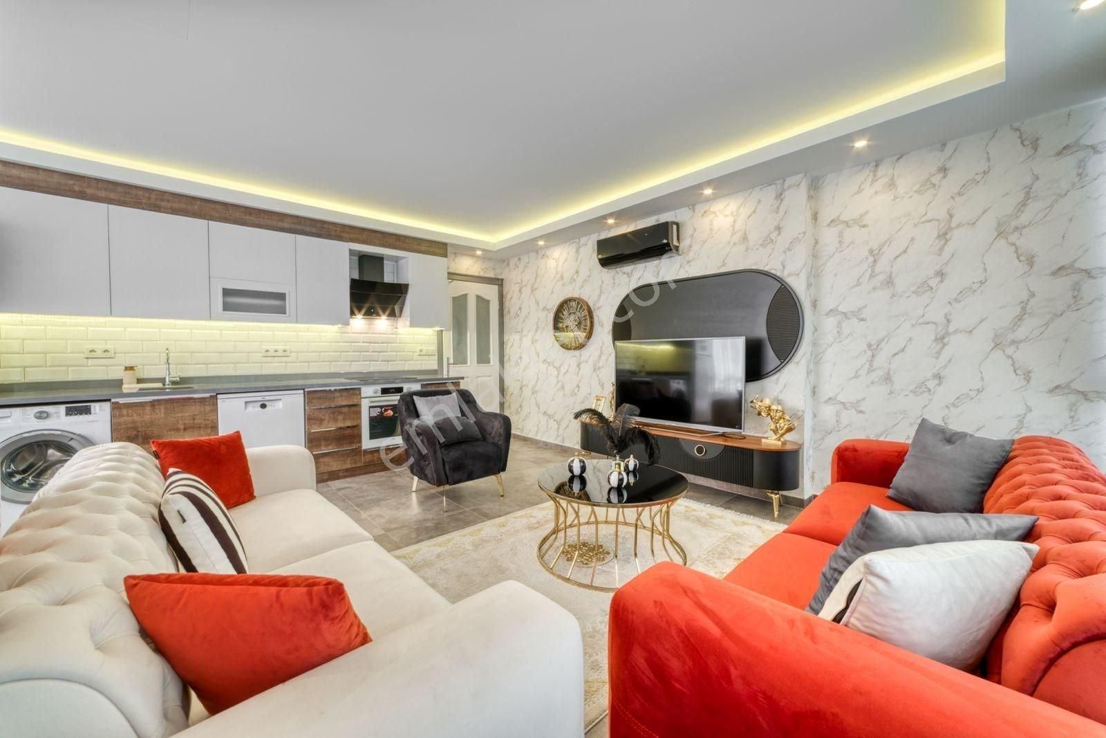Prestijli Konumda, Cleopatra Plajı Yanında, Full Lüks Eşyalı 2+1 Daire!