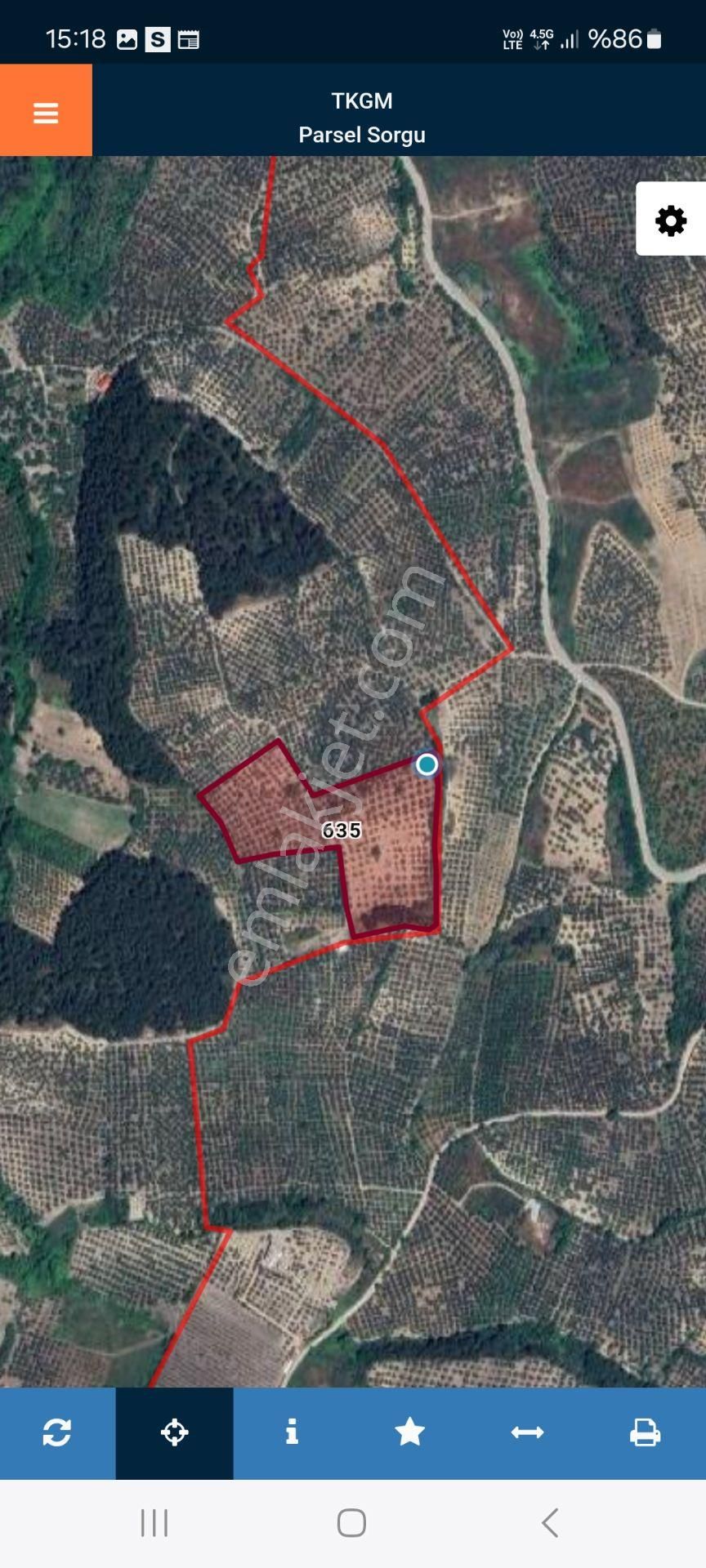 Bursa Mudanya Yörükali,de Satılık Denizmanzaralı 24.dönüm Zeytinlik - Görsel 9