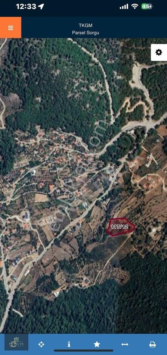 Satılık Tarla - Fethiye Kızılbel Pınarönü Mevkii