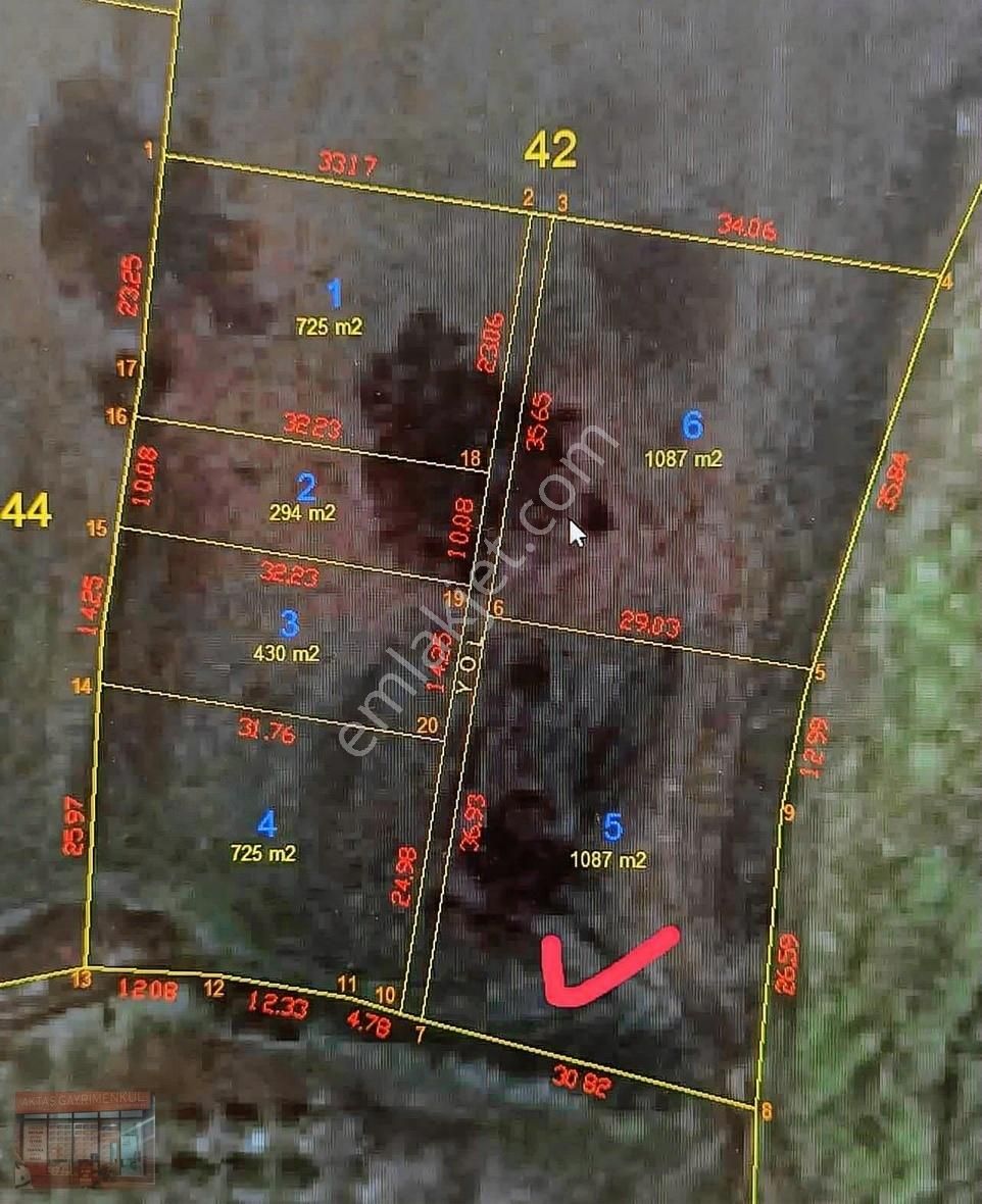 Aktaş 'tan Kestel Ümit Alanda Satılık Tarla 1087 M2 - Görsel 3