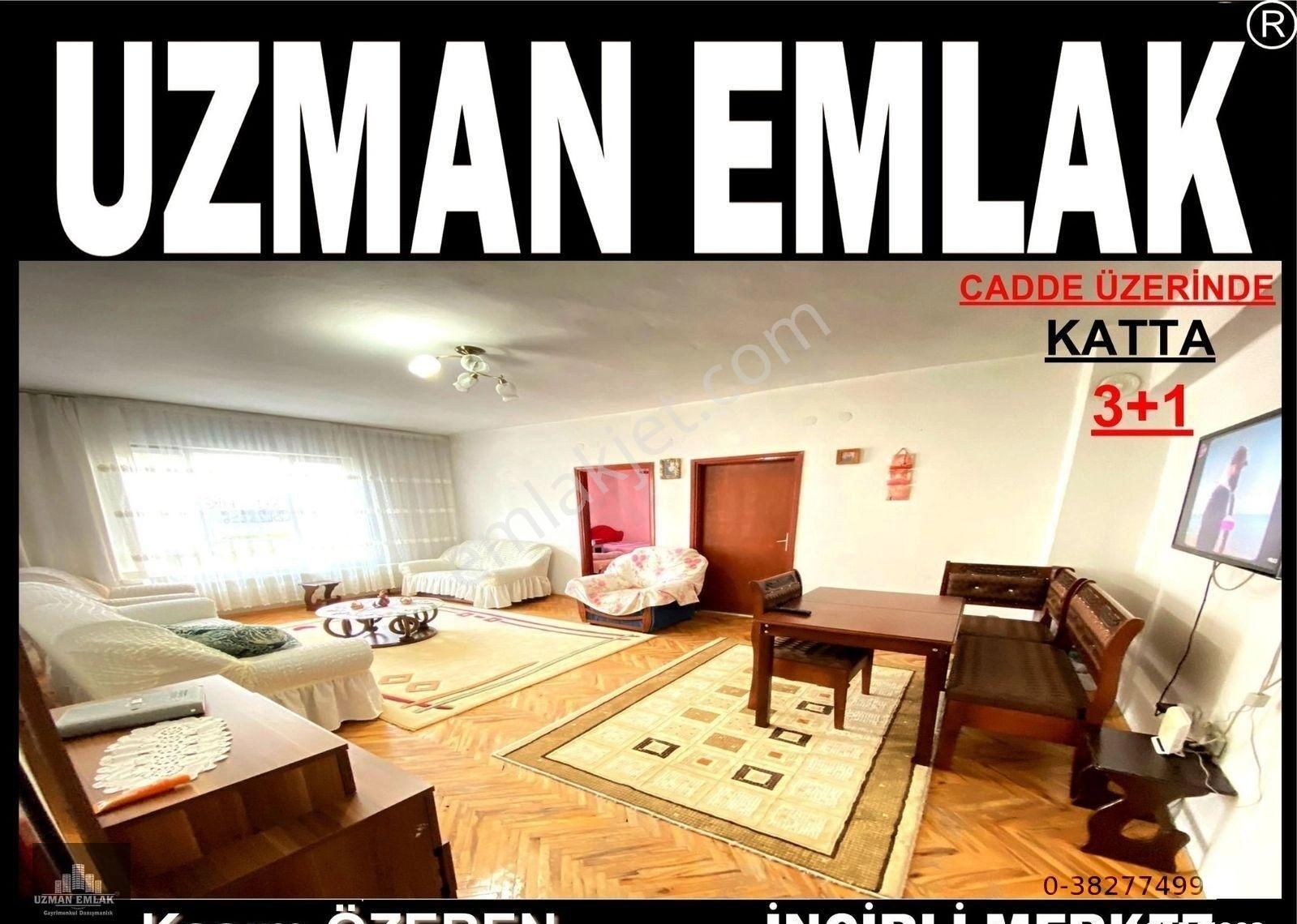 Uzman Emlak'dan 19 Mayıs Caddesi Üzeri Katta 3+1 Daire