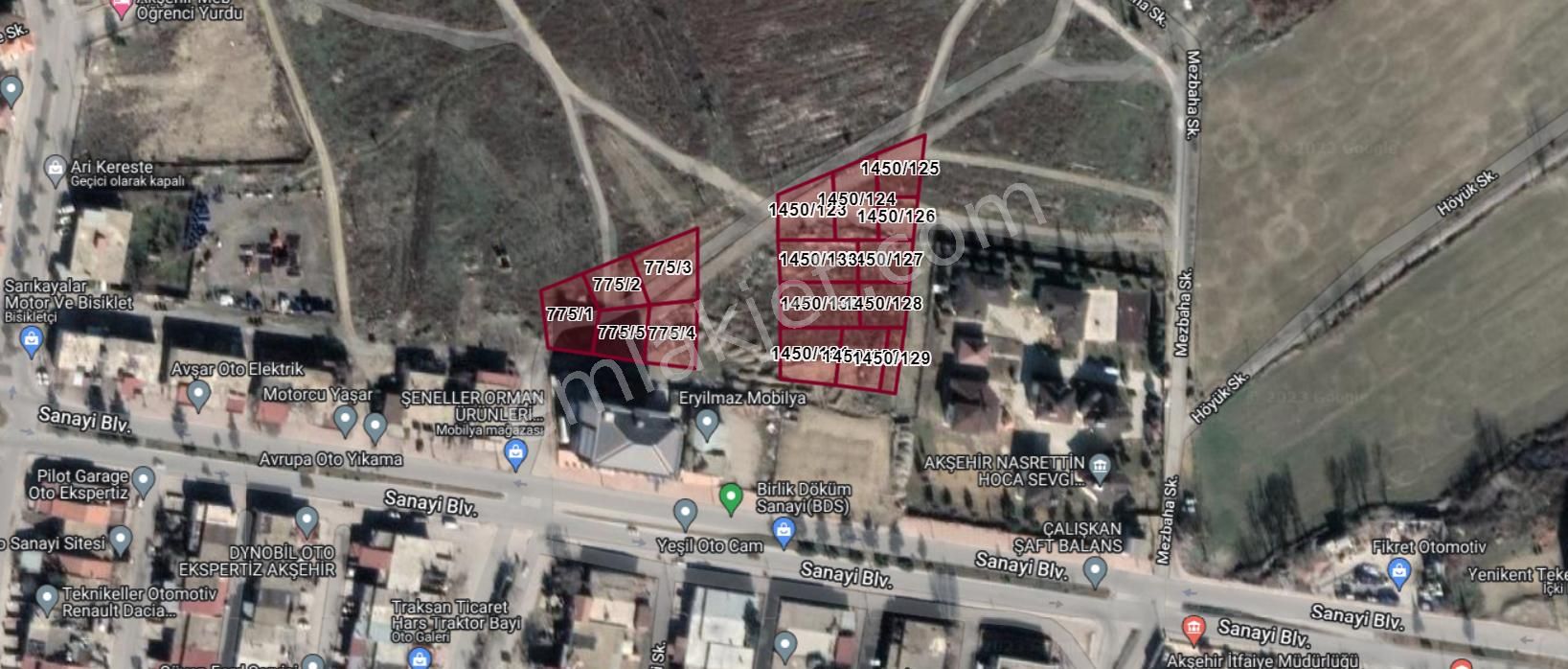 A-k Emlaktan Seyran Mah 6770 M2 Konut İmarlı Satılık Arsalar
