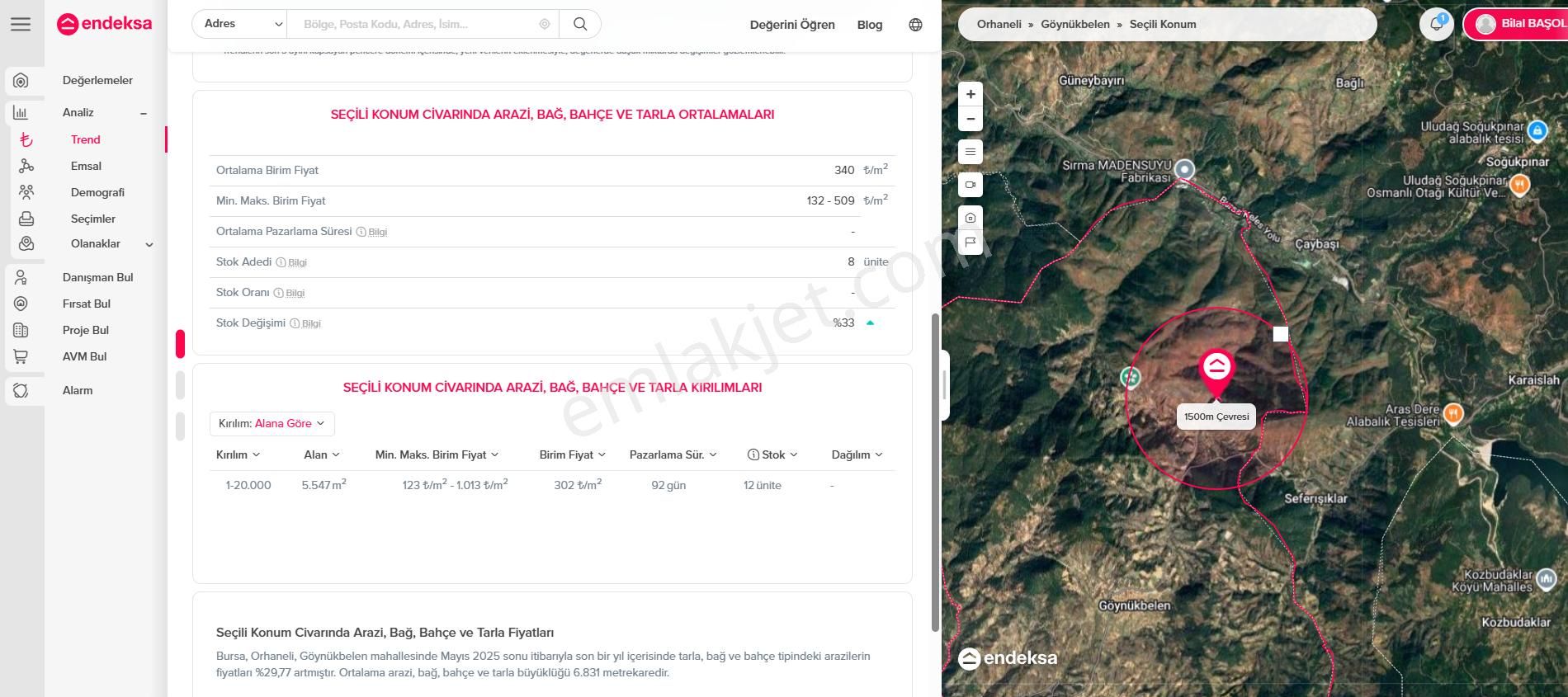 ️ Bursa Orhaneli Göynükbelen'de Satılık 2 Adet Tarla – Toplam 6.900 M² - Görsel 12