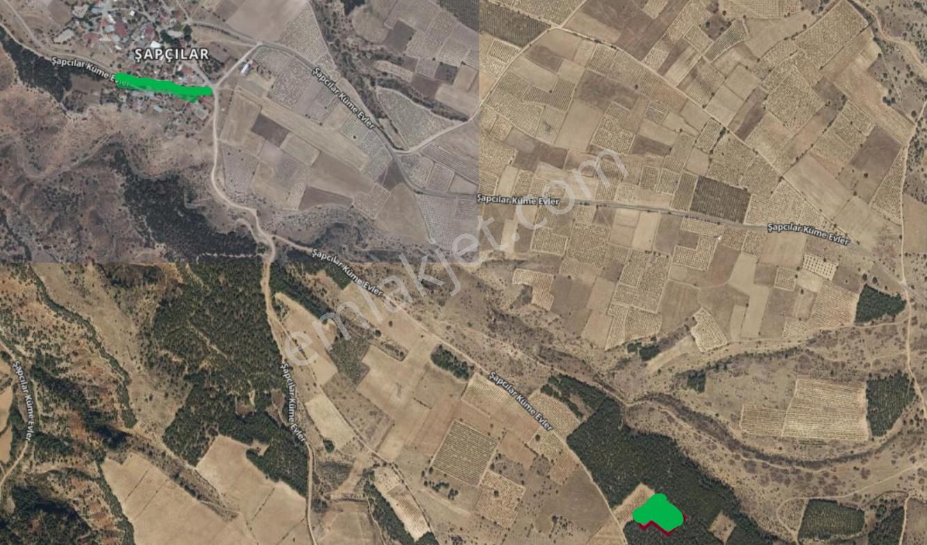 Hierapolis'den Denizli Çal Şapcılar Köyünde Satılık 4854m2 Yatırımlık Tarla - Görsel 5