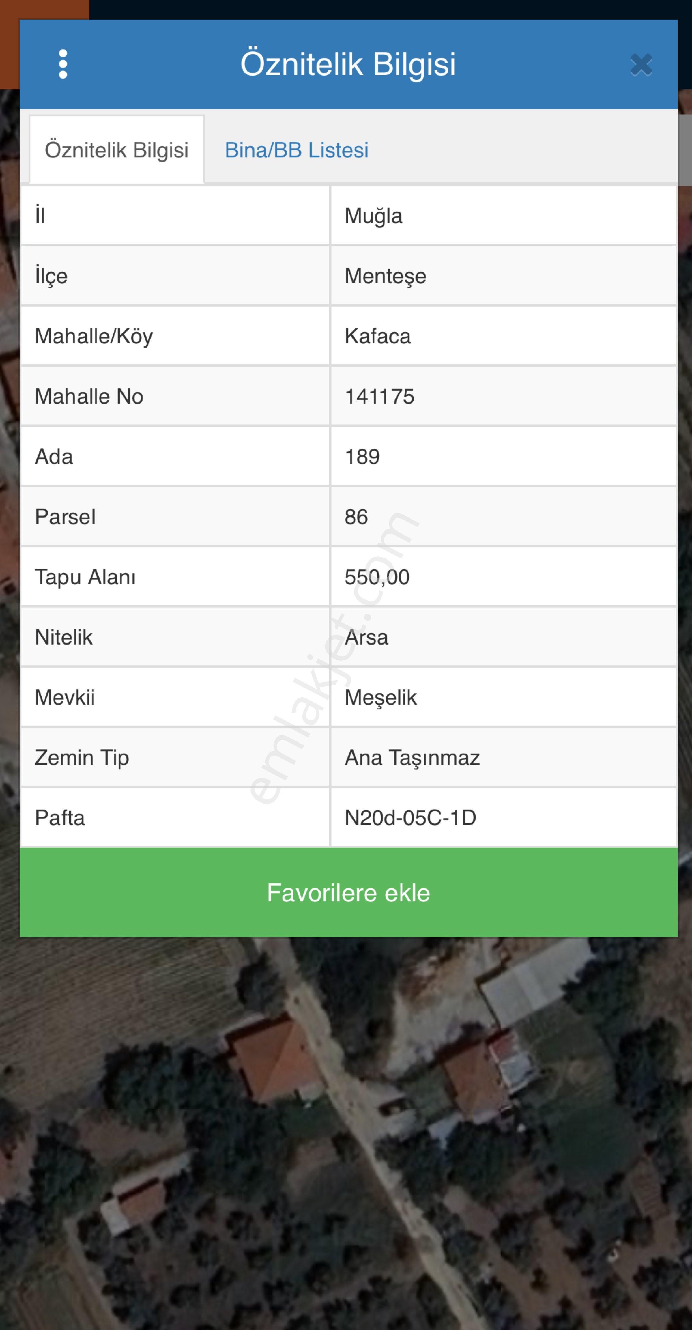 Muğla Menteşe Kafaca Mah. Satılık İmarlı Arsa