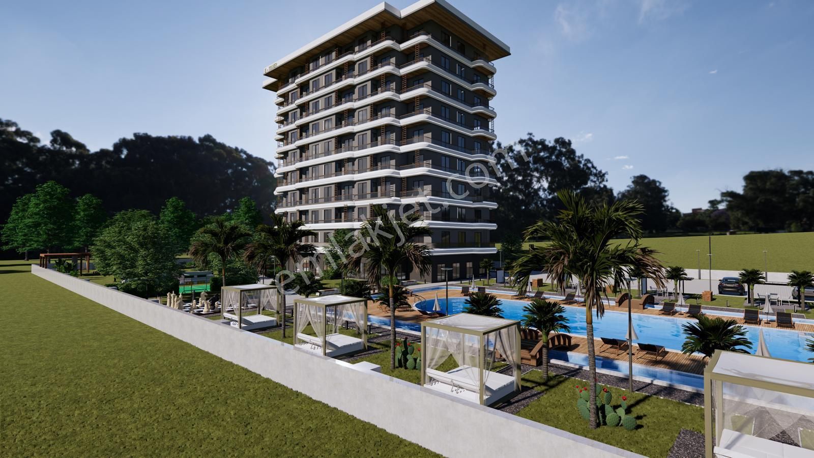 E Tower İnşaatan Satılım Daire 1+1