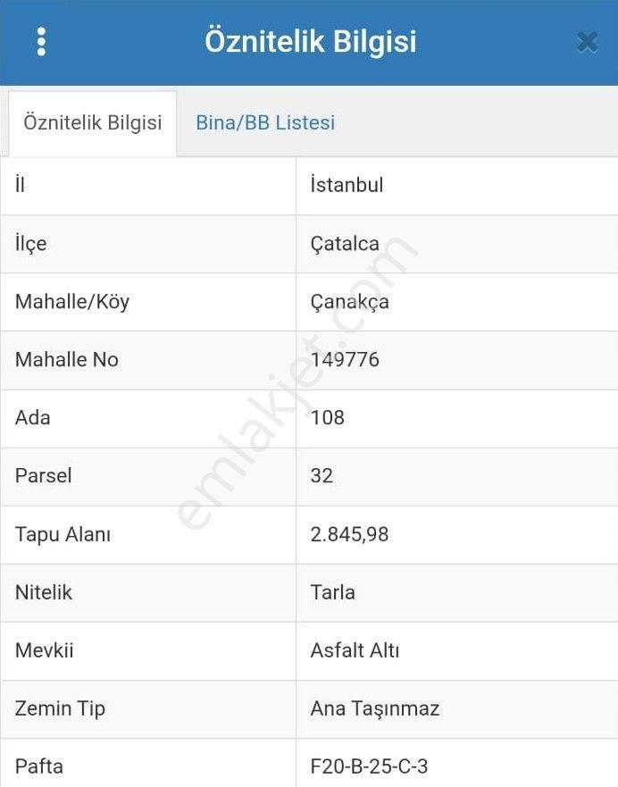Remax Necati Kurt/ Çatalca Çanakça'da Yatırımlık Tek Tapu - Görsel 8