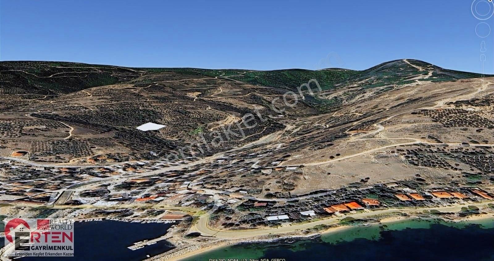 Rw Erten'de Erdekte Deniz Manzaralı Satılık Zeytinlik